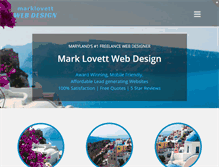 Tablet Screenshot of marklovettdesign.com